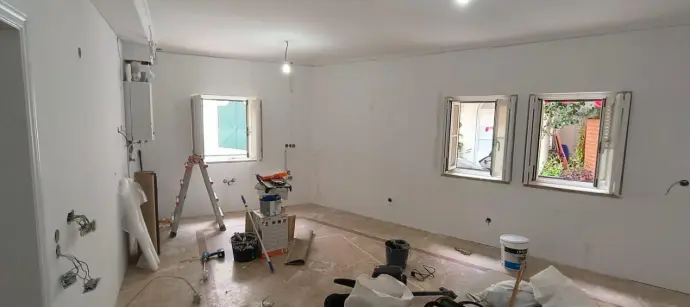 kitchen beginning of work 